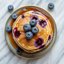Blueberry Cottage Cheese Protein Pancakes